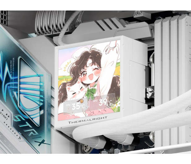 Thermalright Peerless Vision 360 UB Argb White 3x120mm - 1483701 - zdjęcie 3
